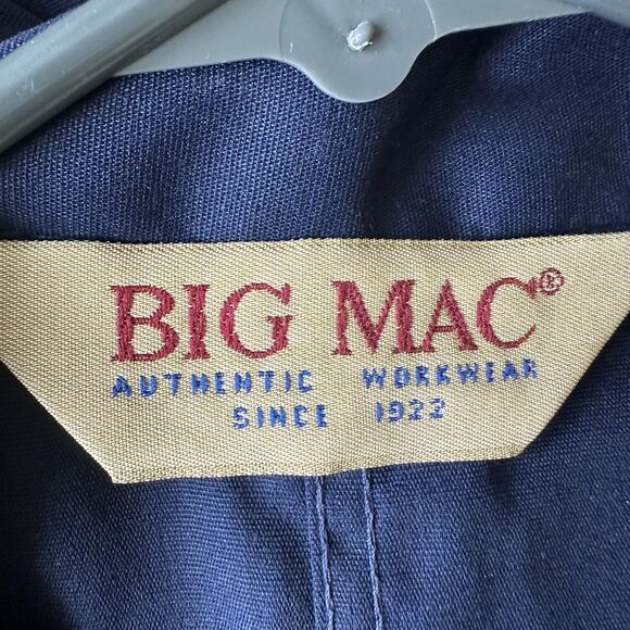 VTG BIG MAC PENNEYS BLUE COVERALLS MECHANIC / WORKWEAR UNIFORM 44Reg Dead Stock - Picture 14 of 16
